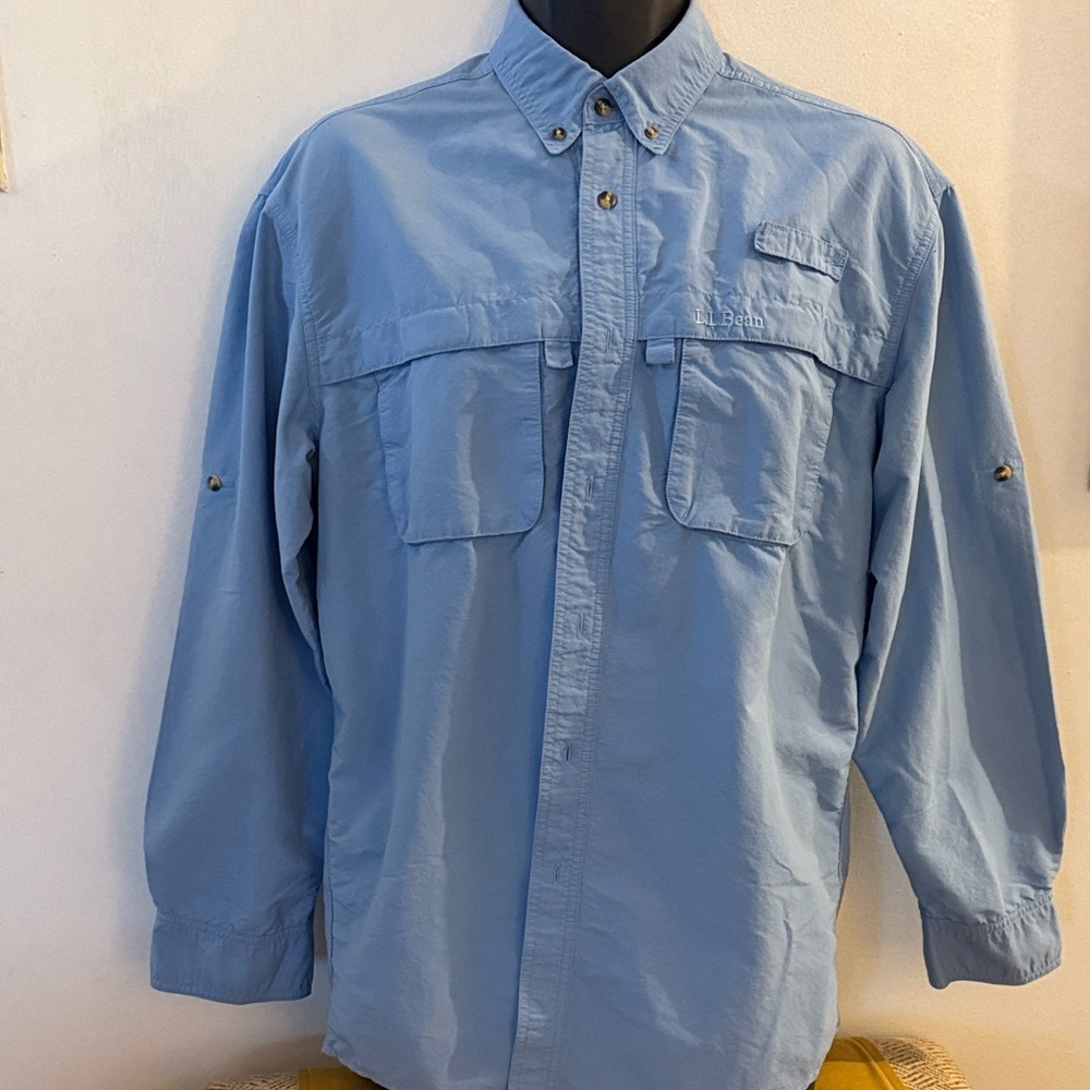 L.L. Bean Men's Light Blue Shirt